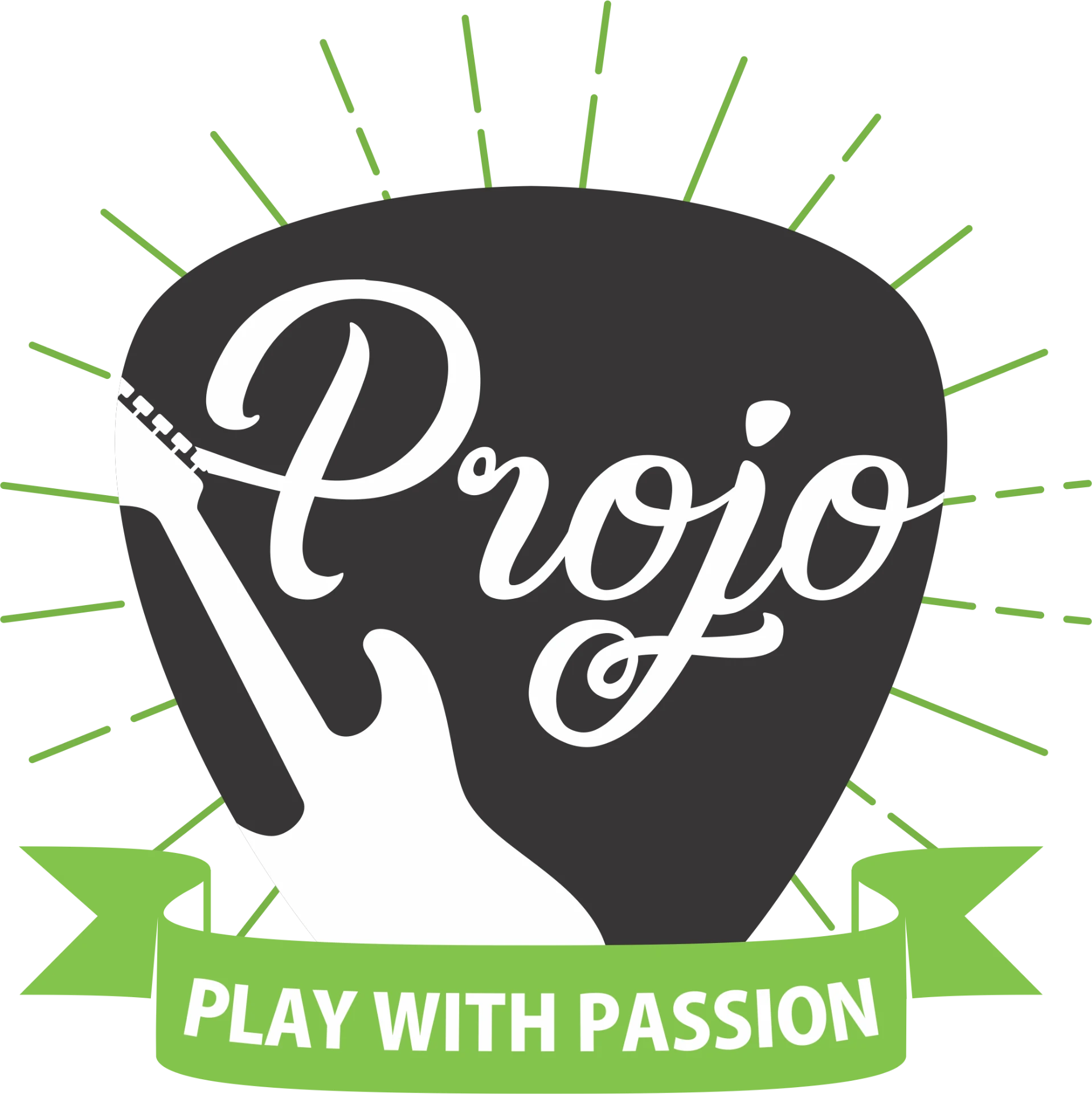 ProJo Guitar Lessons logo — Play with Passion